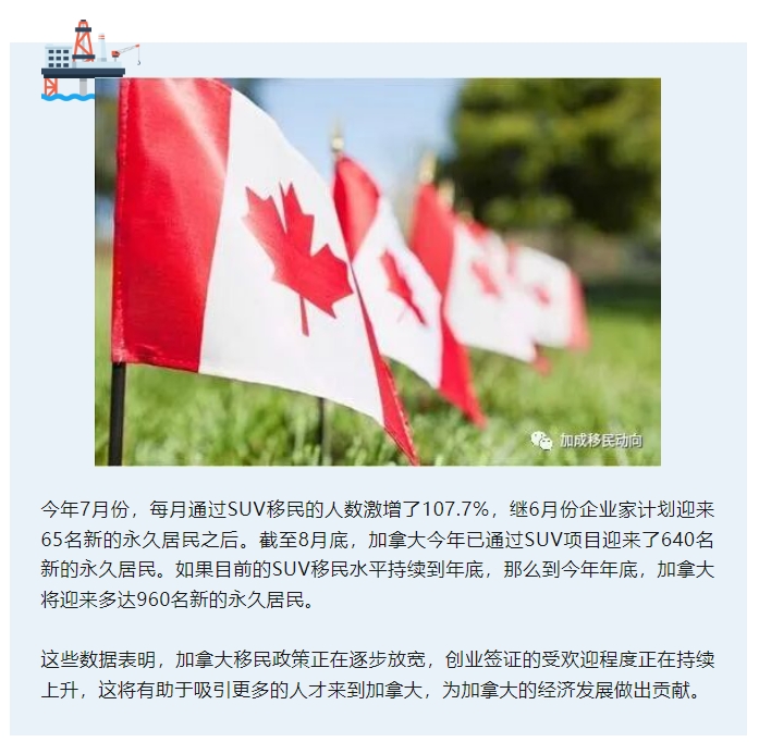 创业移民再创新高：IRCC数据显示8月份新移民数量再次飙升！